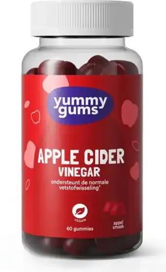 De Online Drogist Yummygums Apple Cider Vinegar Gummies 30ST aanbieding