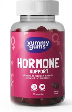 De Online Drogist Yummygums Hormone Support Gummies 60ST aanbieding