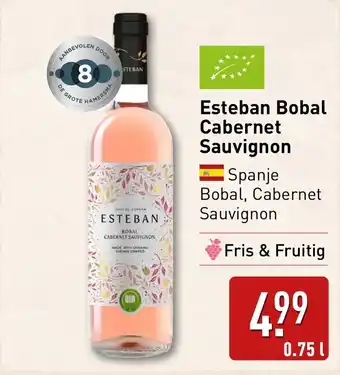 ALDI Esteban Bobal Cabernet Sauvignon aanbieding