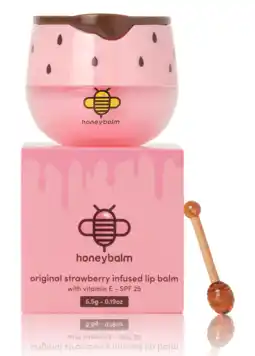 De Online Drogist Honeybalm Lipbalm SPF25 Strawberry 5.5GR aanbieding