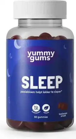 De Online Drogist Yummygums Sleep Gummies 60ST aanbieding