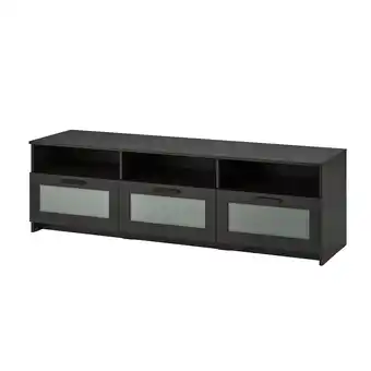IKEA Brimnes Tv-meubel, zwart, 180x41x53 cm aanbieding