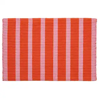 IKEA VÄgskylt Deurmat, roze/oranje, 40x60 cm aanbieding
