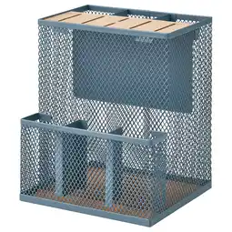 IKEA Vimpelfisk Messenblok, bamboe/grijsturkoois aanbieding