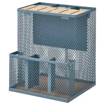 IKEA Vimpelfisk Messenblok, bamboe/grijsturkoois aanbieding