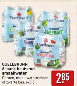 ALDI Quellbrunn 6 pack bruisend smaakwater aanbieding