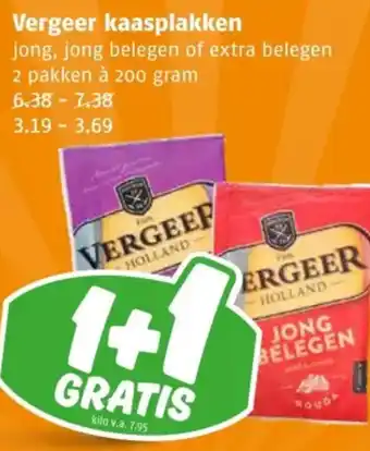 Poiesz Vergeer kaasplakken aanbieding