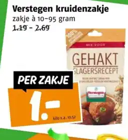 Poiesz Verstegen kruidenzakje aanbieding