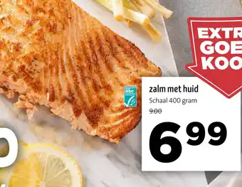 Jumbo zalm met huid aanbieding