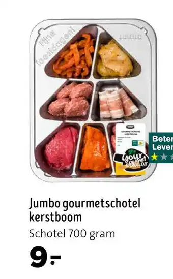 Jumbo Jumbo gourmetschotel kerstboom SchoteI 700 gram aanbieding