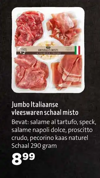 Jumbo Jumbo Italiaanse vleeswaren schaal misto aanbieding