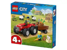 Lidl LEGO City Rode tractor met aanhanger en schapen - 60461 aanbieding