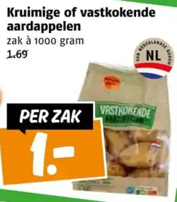 Poiesz Kruimige of vastkokende aardappelen aanbieding