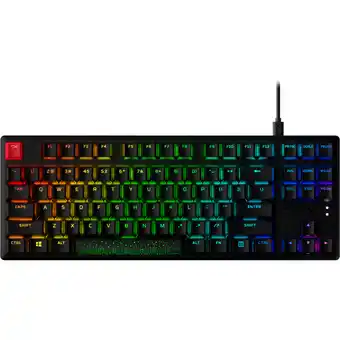 MediaMarkt Hyperx Alloy Origins Core Pbt tkl Mechanical Qwerty Bedraad Gamingtoetsenbord Zwart aanbieding