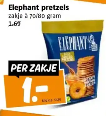 Poiesz Elephant pretzels aanbieding
