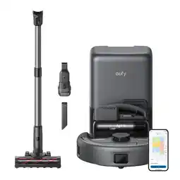 MediaMarkt Eufy Robot Vacuum 3-in-1 E20 Robotstofzuiger Grijs aanbieding