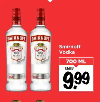 Vomar Voordeelmarkt Smirnoff Vodka 700ml aanbieding