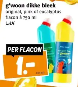 Poiesz G'woon dikke bleek aanbieding