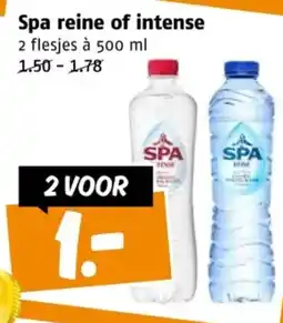 Poiesz Spa reine of intense aanbieding