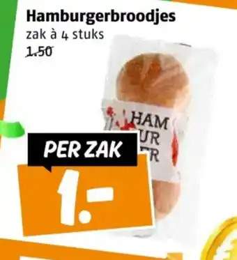 Poiesz Hamburgerbroodjes aanbieding
