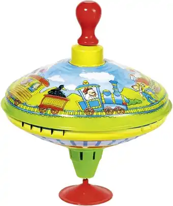 Bol.com Goki Humming top with wooden handle train aanbieding