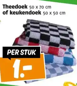Poiesz Theedoek of keukendoek aanbieding
