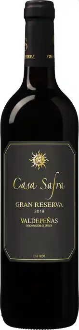 Wijnvoordeel 1 fles Casa Safra Black Label Gran Reserva aanbieding