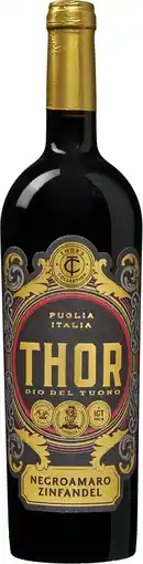 Wijnvoordeel Thor Negroamaro Zinfandel aanbieding