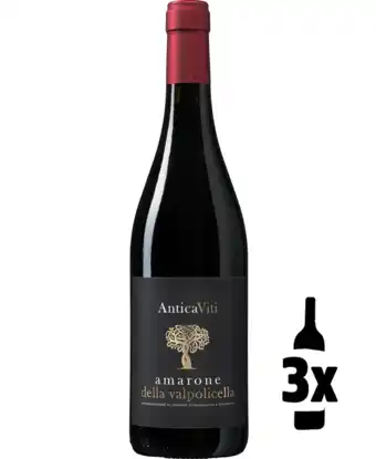 Wijnvoordeel 3 flessen Antica Viti Amarone della Valpolicella Probeerpakket aanbieding