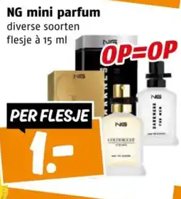Poiesz NG mini parfum aanbieding