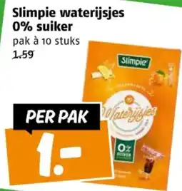 Poiesz Slimpie waterijsjes 0% suiker aanbieding
