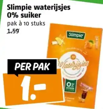 Poiesz Slimpie waterijsjes 0% suiker aanbieding