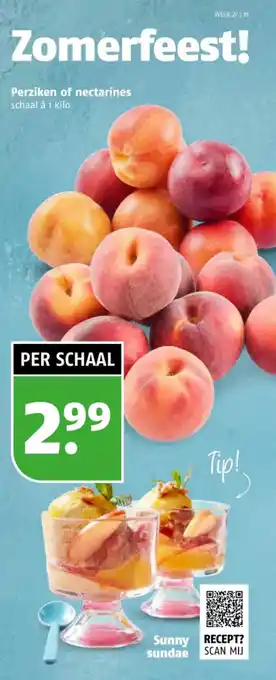 Poiesz Perziken of nectarines aanbieding