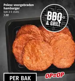 Poiesz Poiesz voorgebraden hamburger aanbieding
