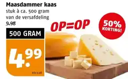Poiesz Maasdammer kaas aanbieding