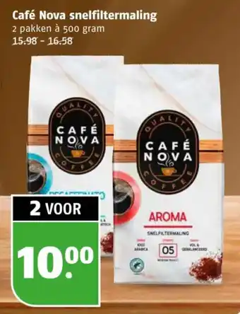 Poiesz Café Nova snelfiltermaling aanbieding