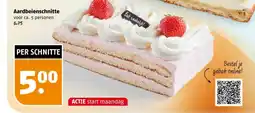 Poiesz Aardbeienschnitte aanbieding