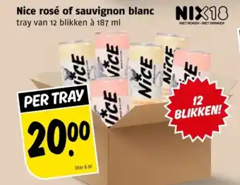 Poiesz Nice rosé of sauvignon blanc aanbieding