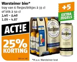 Poiesz Warsteiner bier aanbieding