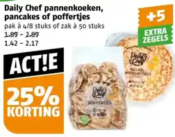 Poiesz Daily Chef pannenkoeken, pancakes of poffertjes aanbieding