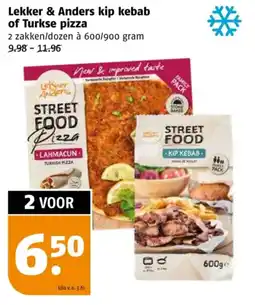 Poiesz Lekker & Anders kip kebab of Turkse pizza aanbieding