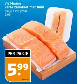 Poiesz Vis Marine verse zalmfilet met huid aanbieding