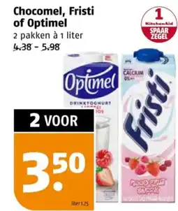 Poiesz Chocomel, Fristi of Optimel aanbieding