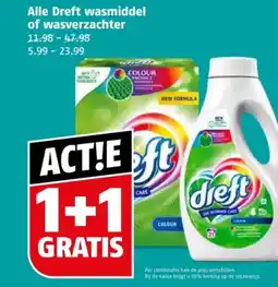 Poiesz Alle Dreft wasmiddel of wasverzachter aanbieding