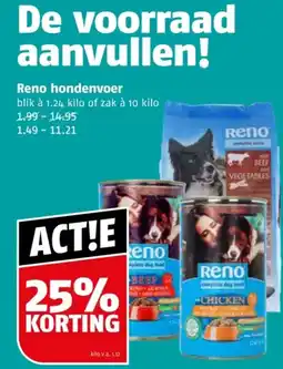 Poiesz Reno hondenvoer aanbieding