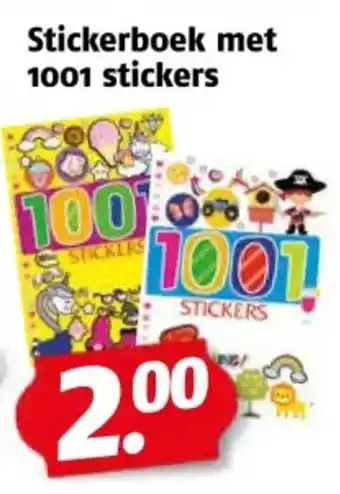 Poiesz Stickerboek met 1001 stickers aanbieding