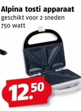 Poiesz Alpina tosti apparaat aanbieding