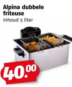Poiesz Alpina dubbele friteuse aanbieding
