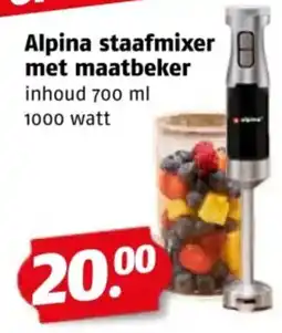 Poiesz Alpina staafmixer met maatbeker aanbieding