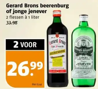 Poiesz Gerard Brons beerenburg of jonge jenever aanbieding